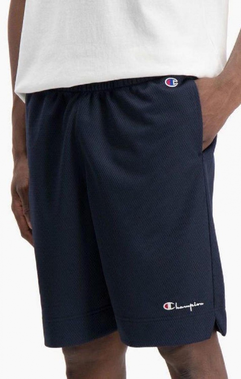 Champion Mesh Basketball Logo Shorts Shorts Herr Vita | 8264-JXISY