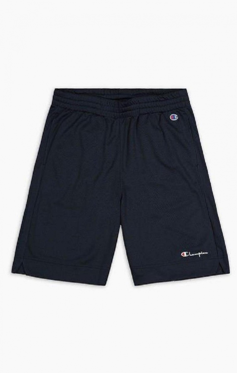 Champion Mesh Basketball Logo Shorts Shorts Herr Vita | 8264-JXISY