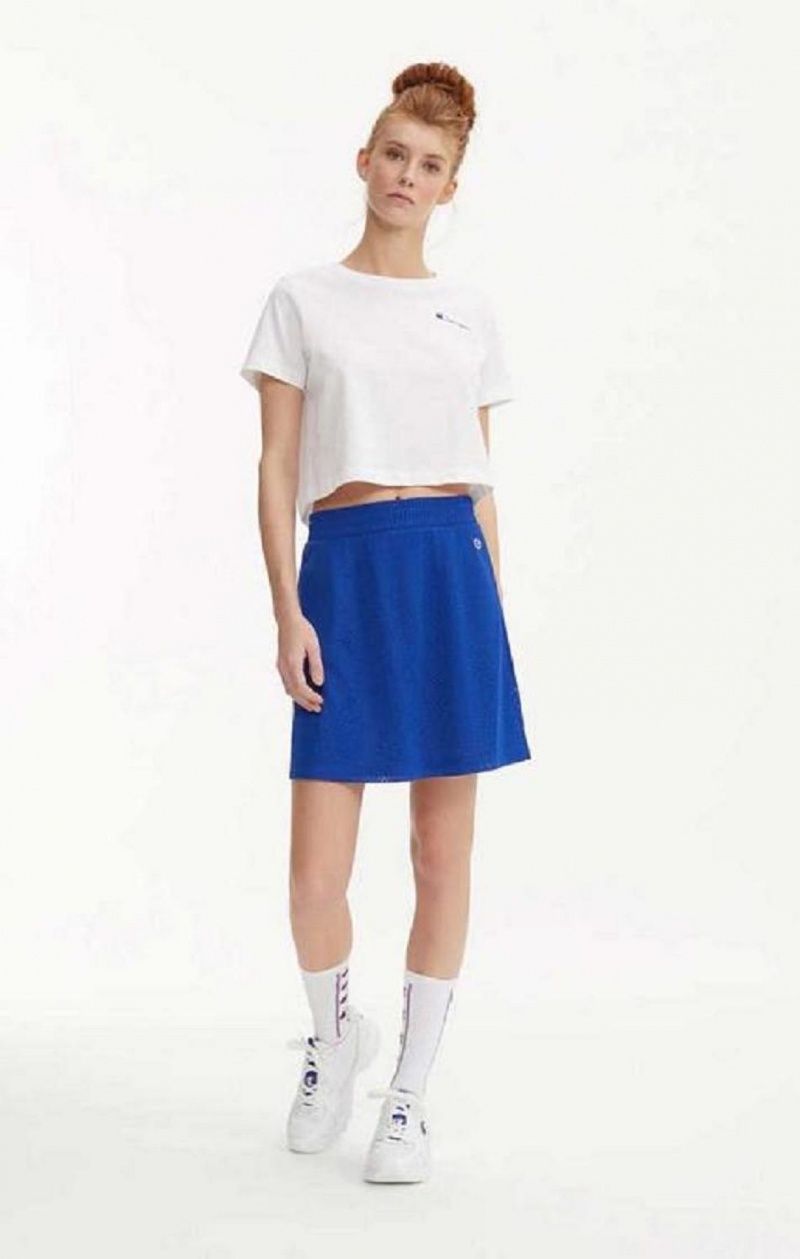 Champion Mesh Tennis Mini Skirt Kjolar Dam Blå | 1740-KIFWG