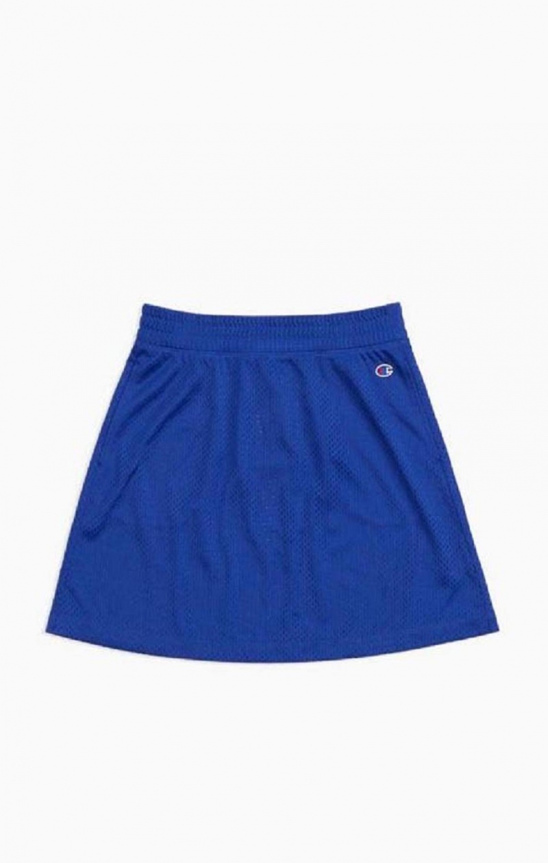 Champion Mesh Tennis Mini Skirt Kjolar Dam Blå | 1740-KIFWG