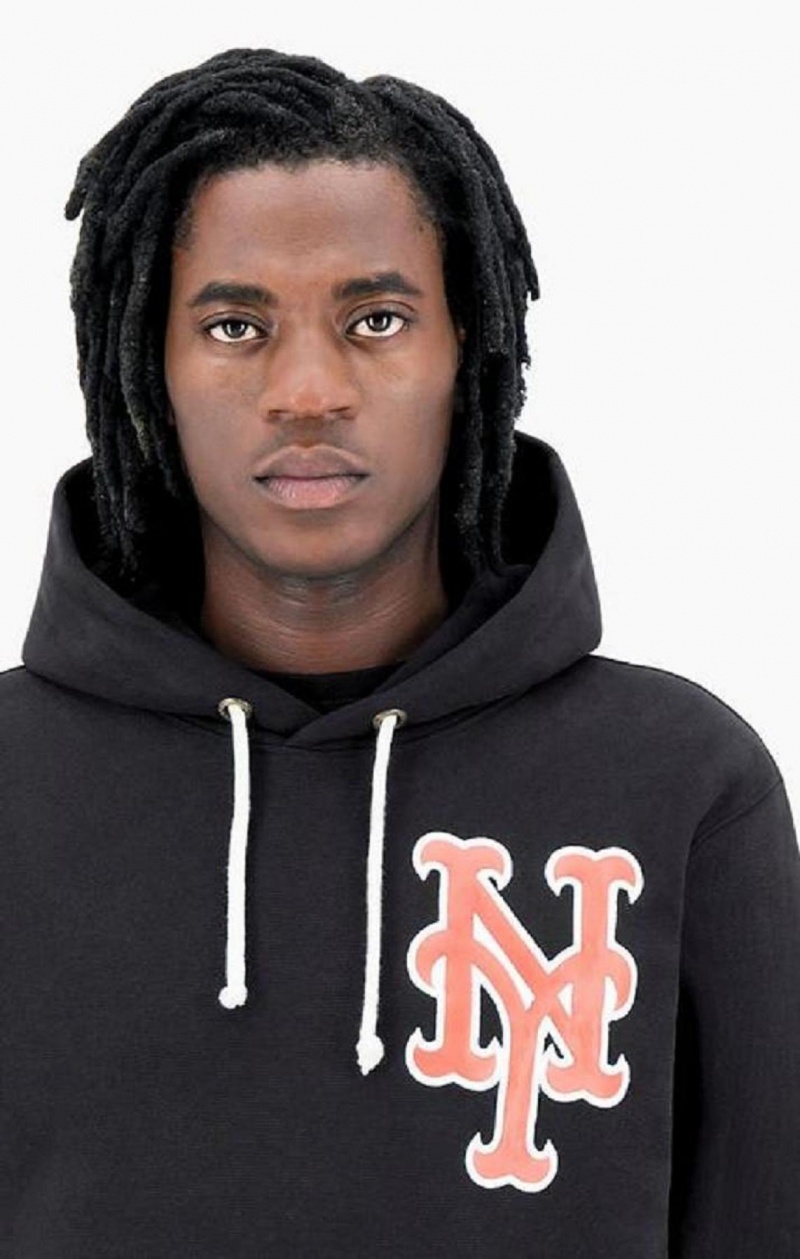 Champion New York MLB Hoodie Hoodie Herr Svarta | 7824-EDJCO