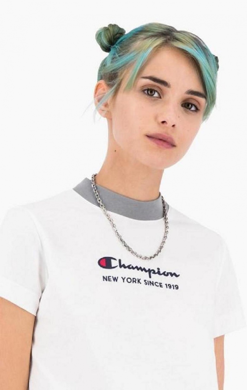 Champion New York T-Shirt T-shirt Dam Vita | 1923-MZDIL