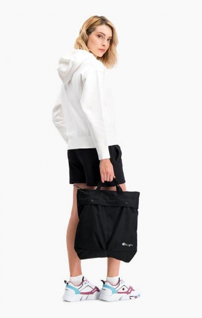 Champion Pocket Front Zip Tote Bag Väskor Dam Svarta | 8495-BMSEX