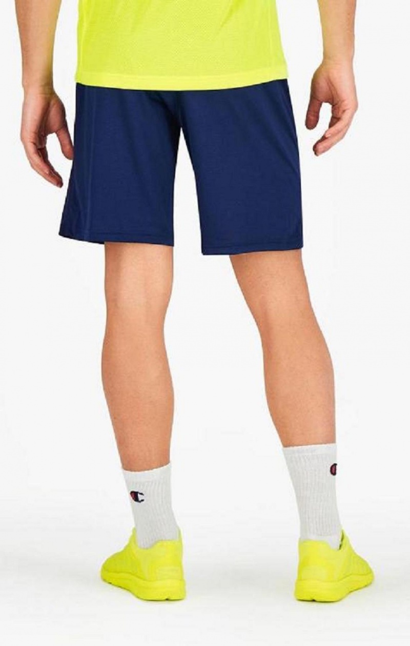 Champion Reflective C Logo Quick Dry Tränings Shorts Shorts Herr Blå | 5972-WTXRV