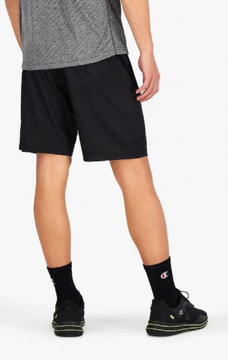 Champion Reflective Script Logo Shorts Shorts Herr Svarta | 4725-ETZKA