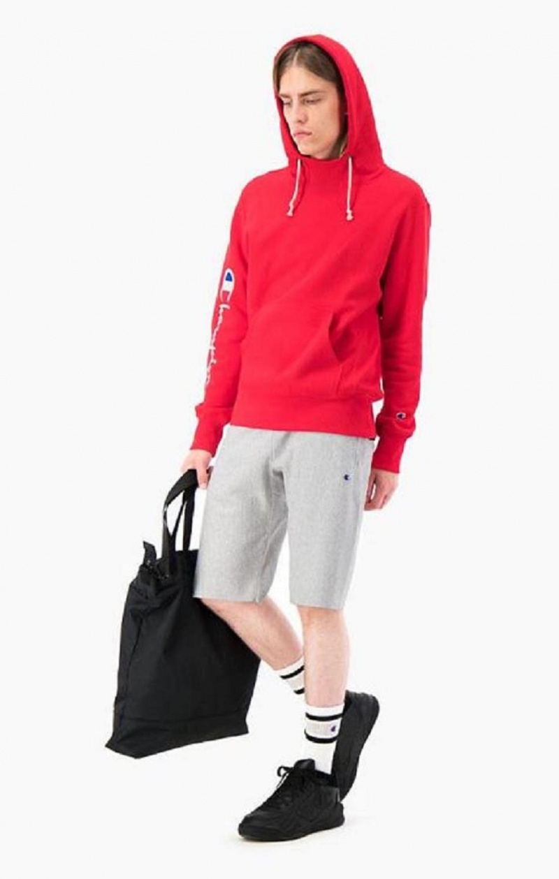 Champion Reverse Weave Long Shorts Shorts Herr Ljusgrå | 3081-YRXQB