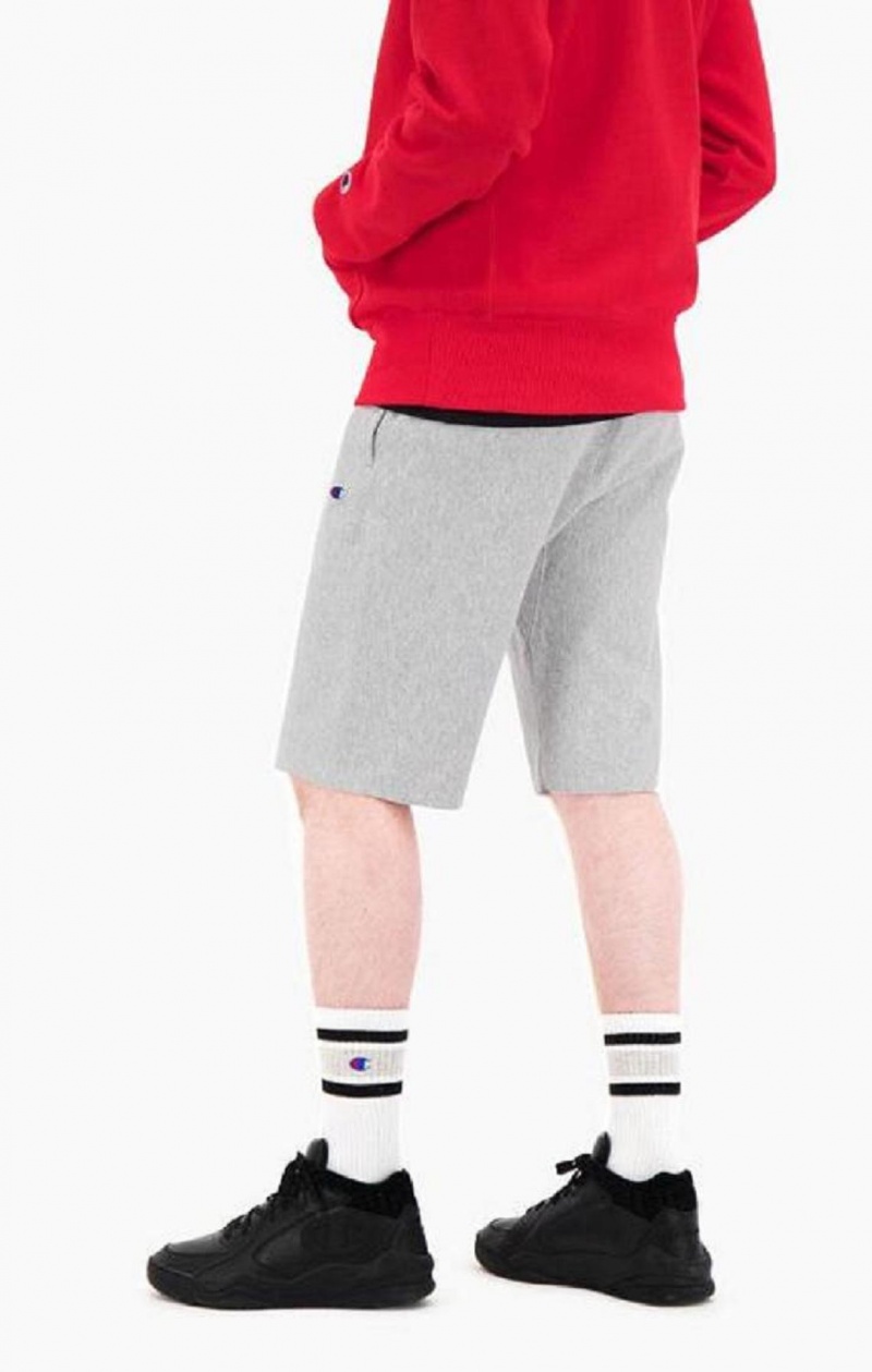 Champion Reverse Weave Long Shorts Shorts Herr Ljusgrå | 3081-YRXQB