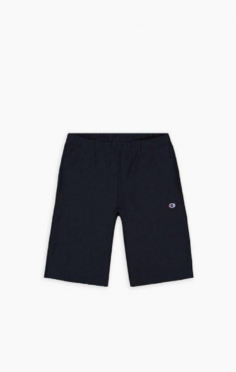 Champion Reverse Weave Long Shorts Shorts Herr Mörkblå | 4581-KRWZB