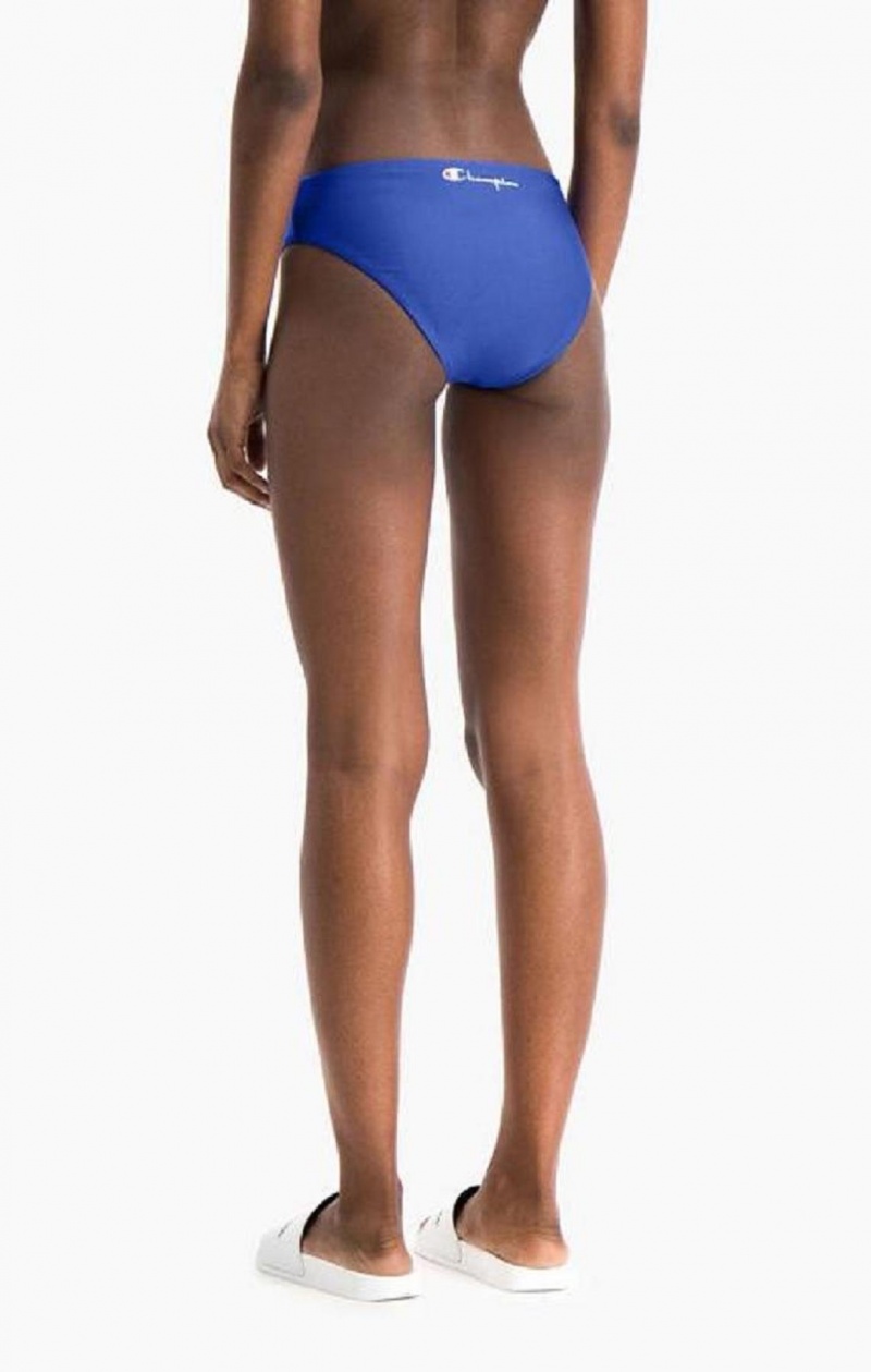 Champion Reversible C Logo High Midja Bikini Bottoms Badkläder Dam Blå | 3790-ICYSF