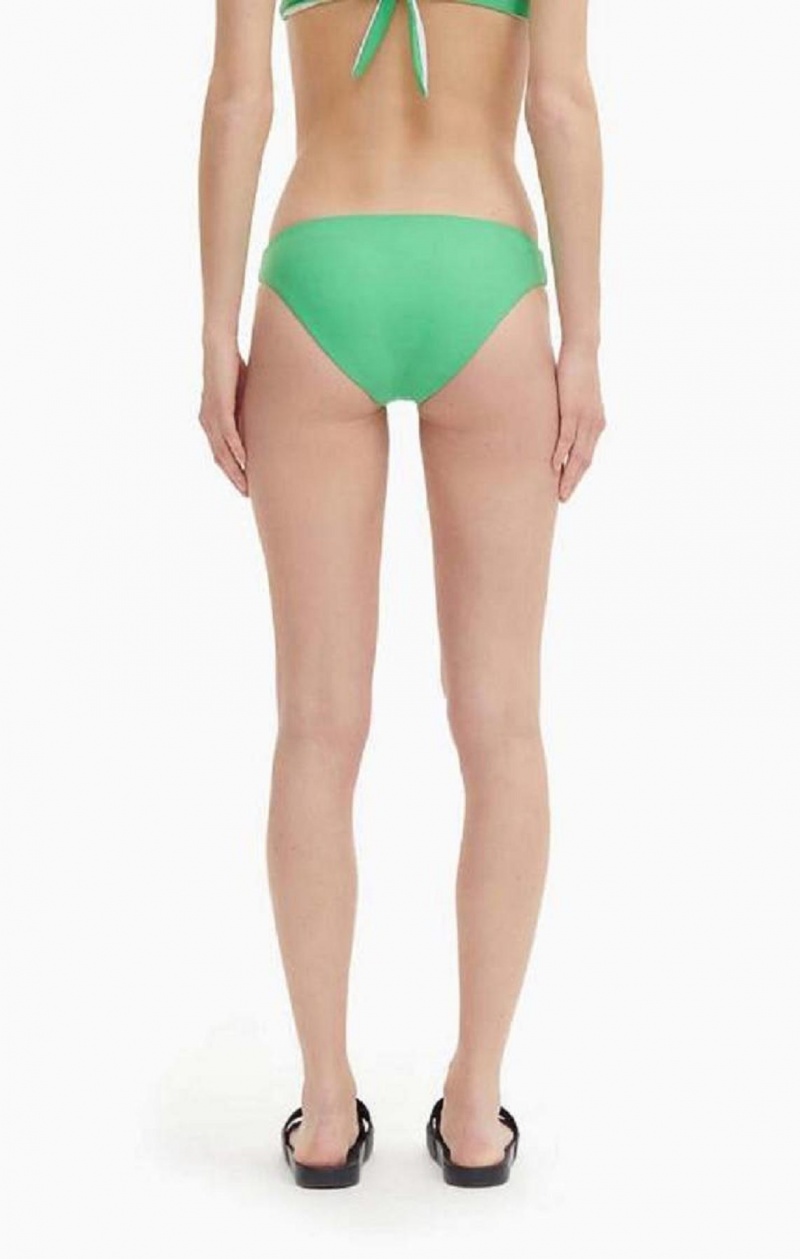 Champion Reversible 'C' Logo Patch Bikini Bottoms Badkläder Dam Gröna | 4816-ZEDGW