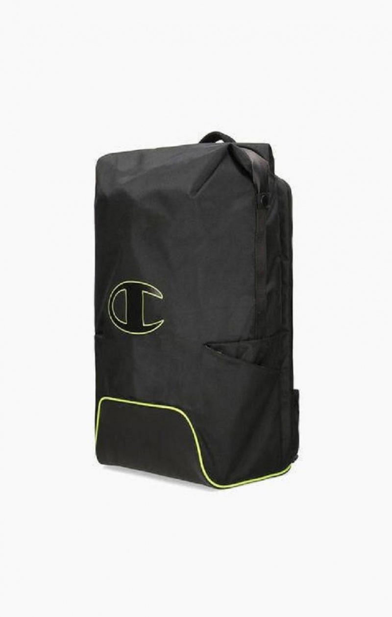 Champion Roll Top Neon Outline C Logo Backpack Väskor Herr Svarta | 7546-MKGSN