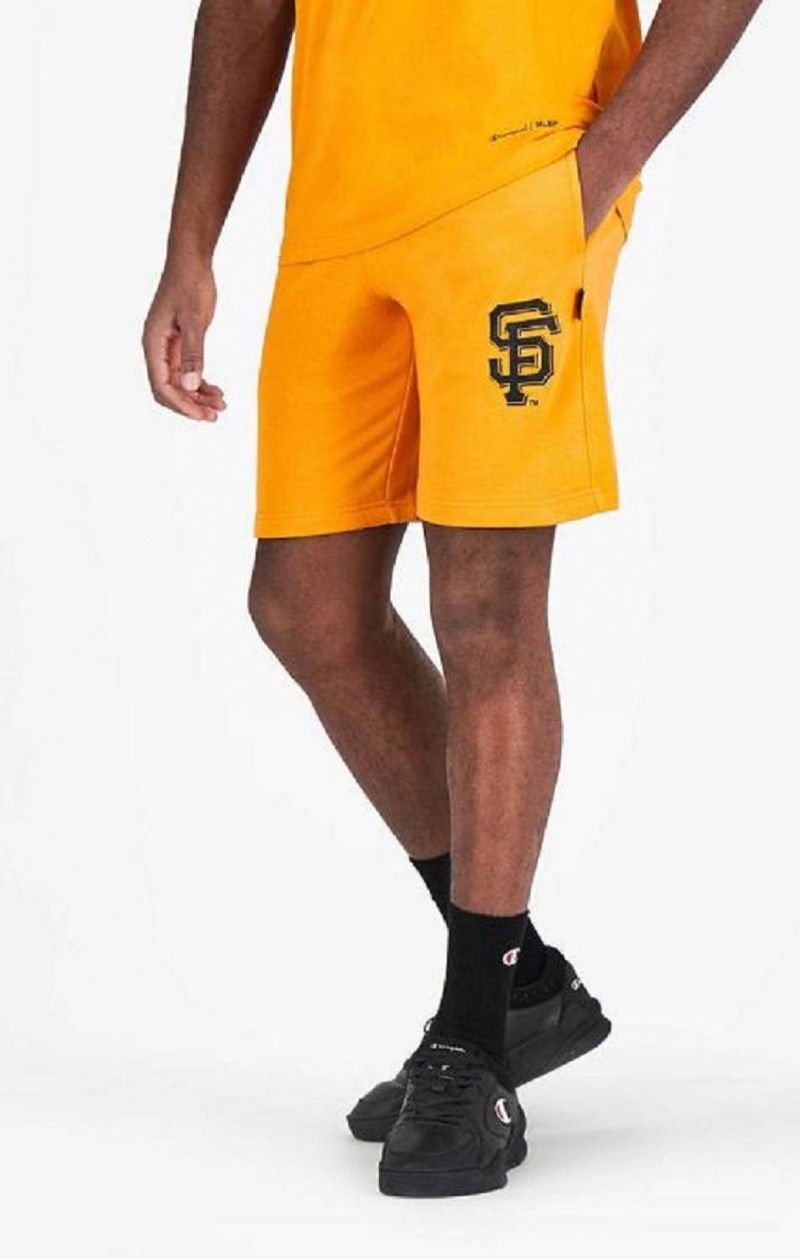 Champion San Francisco MLB Shorts Shorts Herr Orange | 2304-QJUYT