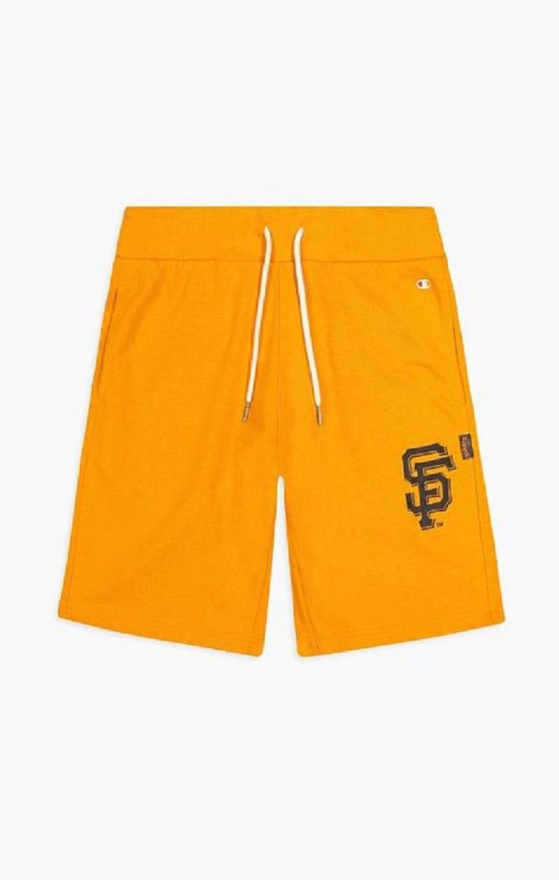 Champion San Francisco MLB Shorts Shorts Herr Orange | 2304-QJUYT