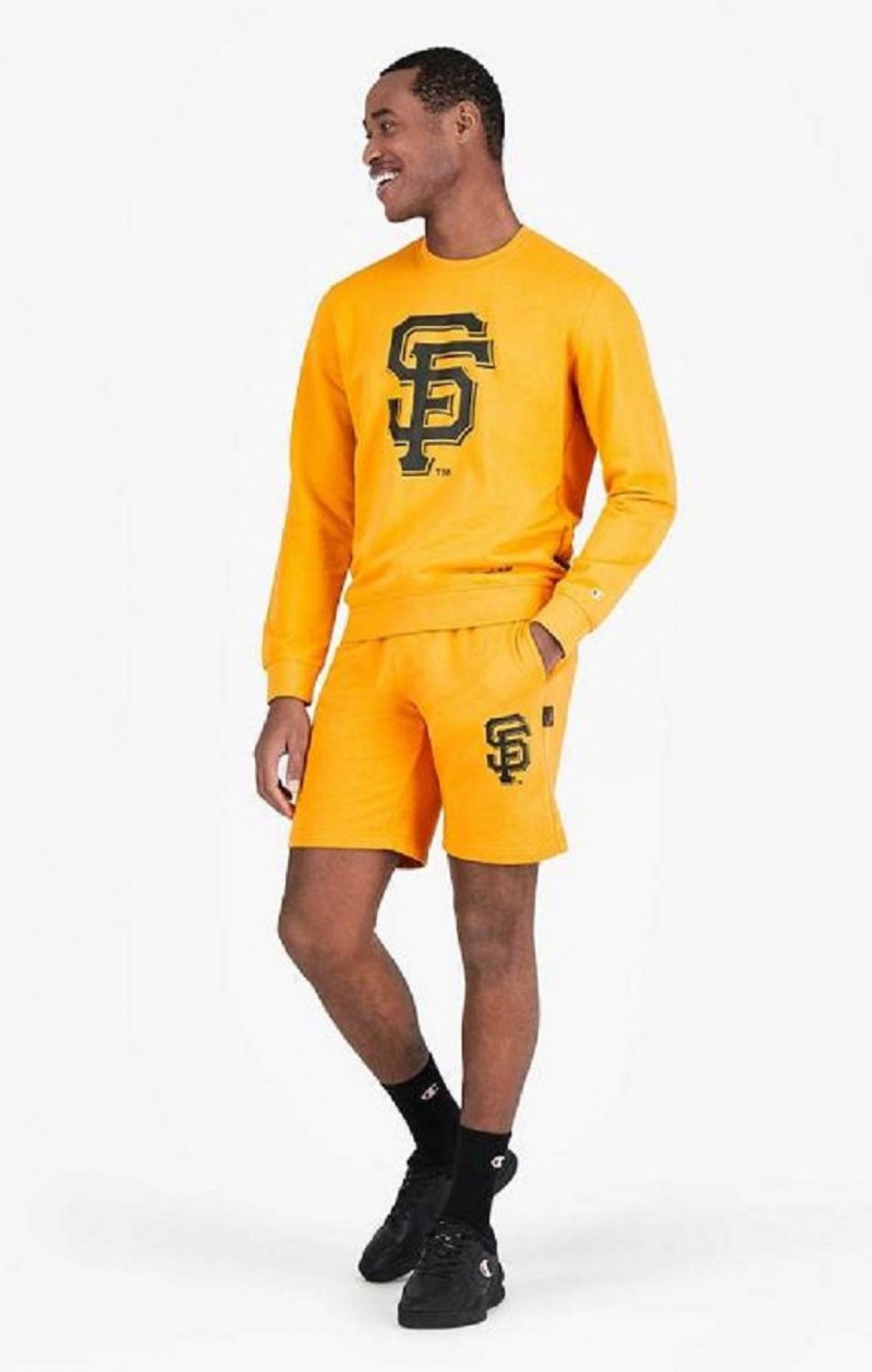 Champion San Francisco MLB Sweatshirt Tröjor Herr Orange | 7136-WYRUN