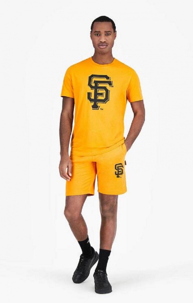 Champion San Francisco MLB T-Shirt T-shirt Herr Orange | 2857-AKODE