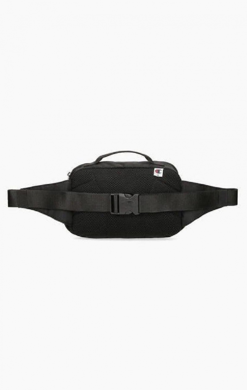 Champion Satin C Logo Patch Utility Belt Bag Väskor Herr Svarta | 8435-WFPRJ