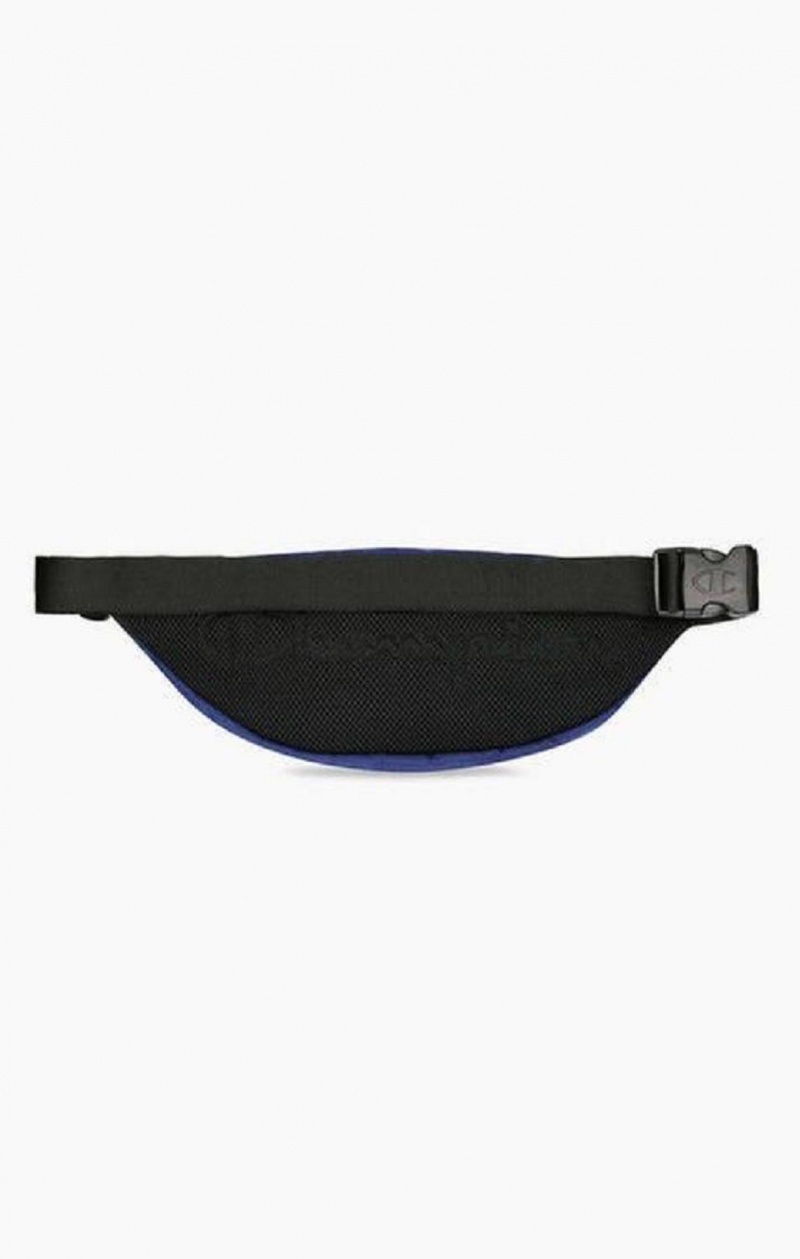 Champion Satin Script Logo Patch Belt Bag Väskor Herr Blå | 0375-FRQTI