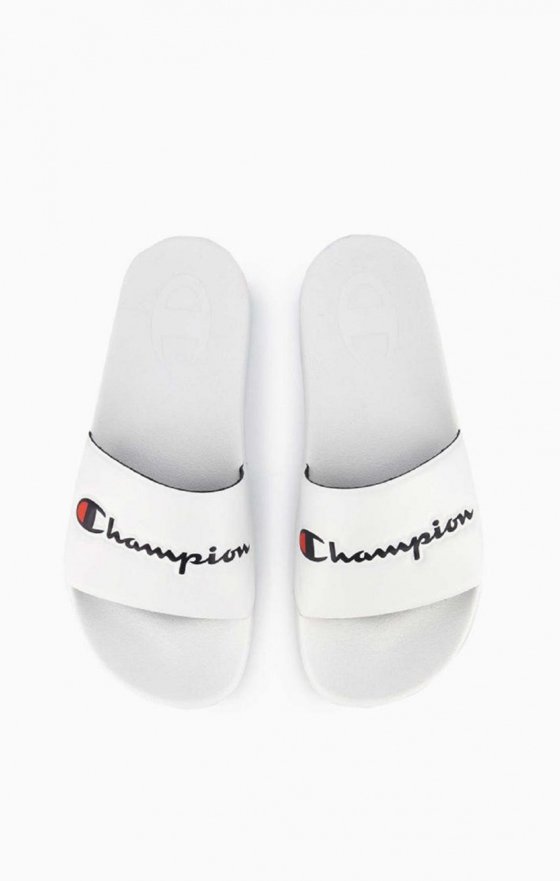 Champion Script Logo Pool Slides Badtofflor Herr Vita | 4523-YLAHD