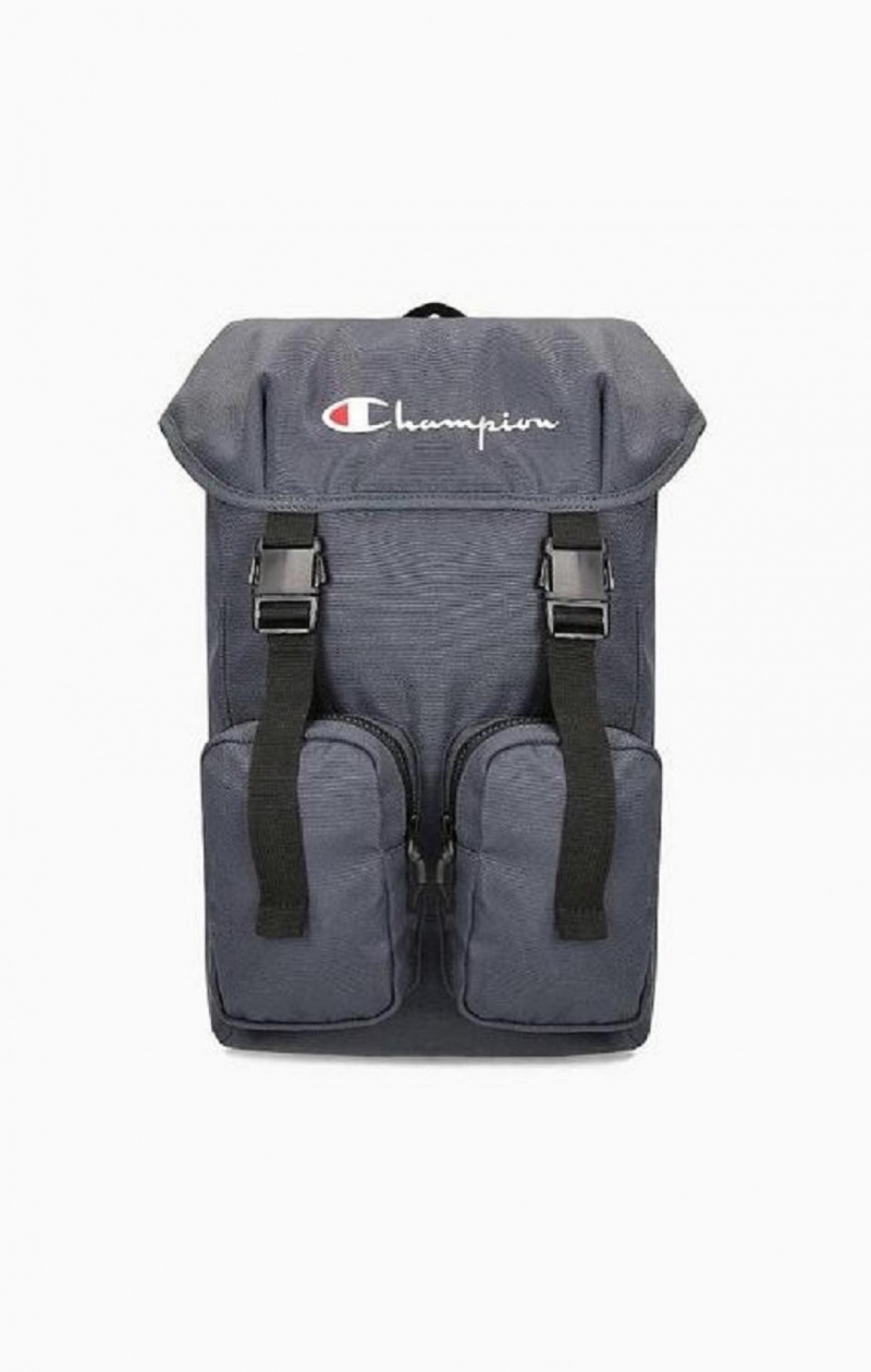 Champion Script Logo Spännen Front Backpack Väskor Herr Mörkturkos | 1094-LETPU