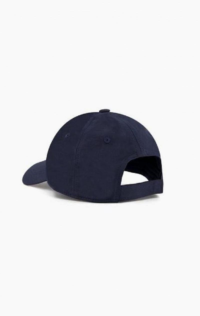 Champion Script Logo Woven Baseball Cap Hatt Herr Svarta | 7069-LHQMV