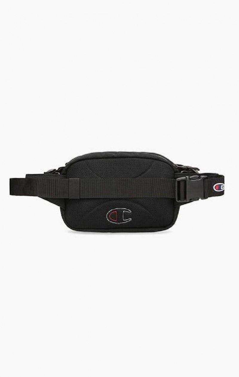 Champion Script Logo Zip Belt Bag Väskor Herr Svarta | 5137-MWKVH