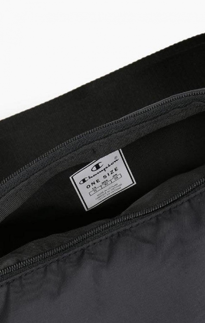 Champion Script Logo Zip Belt Bag Väskor Herr Svarta | 1024-YTZCR