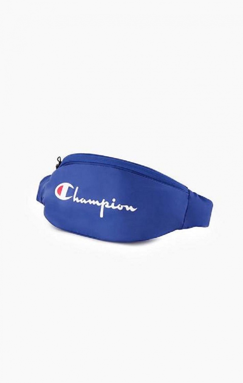 Champion Script Logo Zip Belt Bag Väskor Herr Blå | 6912-BLFJE