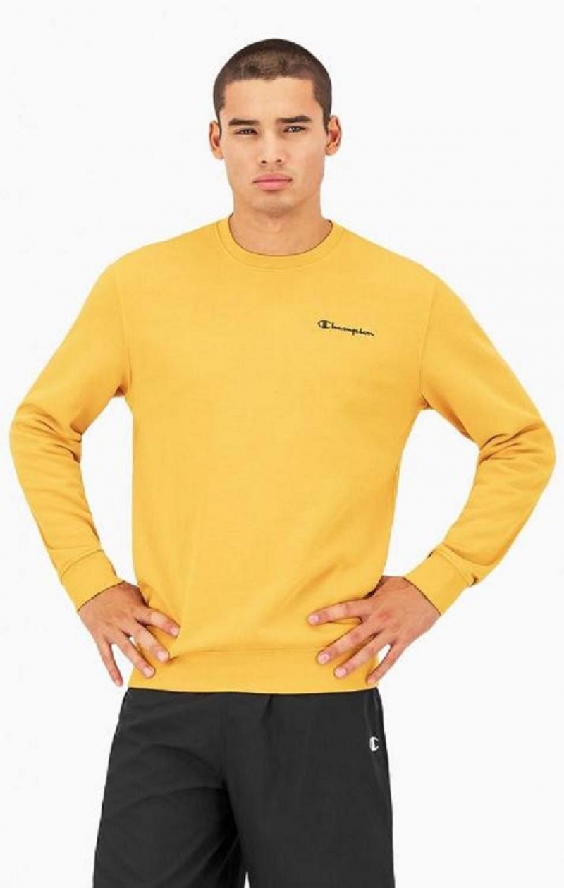 Champion Small Script Logo Sweatshirt Tröjor Herr Orange | 4691-VJNRA