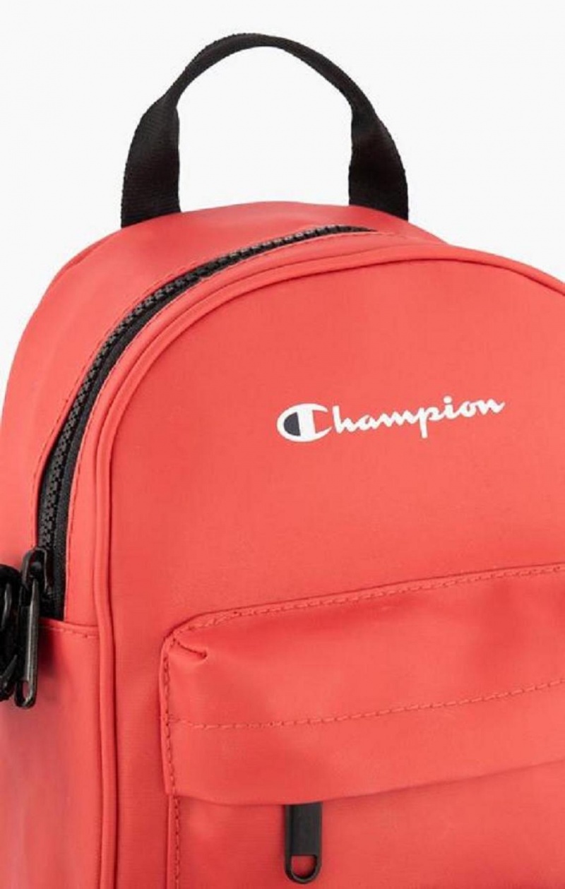 Champion Small Script Logo Woven Crossbody Backpack Väskor Dam Röda | 9507-MLNOG