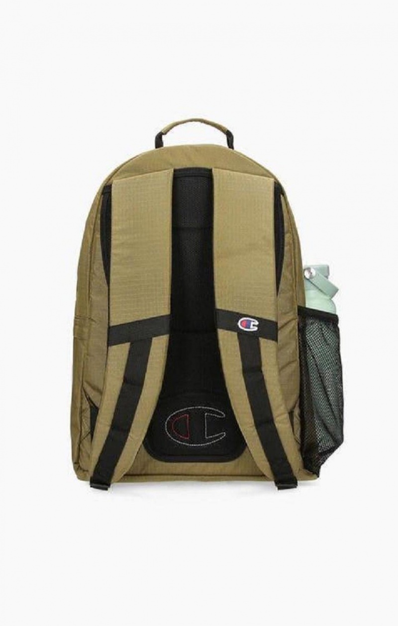 Champion Spets-Up Spännen Front Backpack Väskor Herr Olivgröna Gröna | 5169-HLBUI