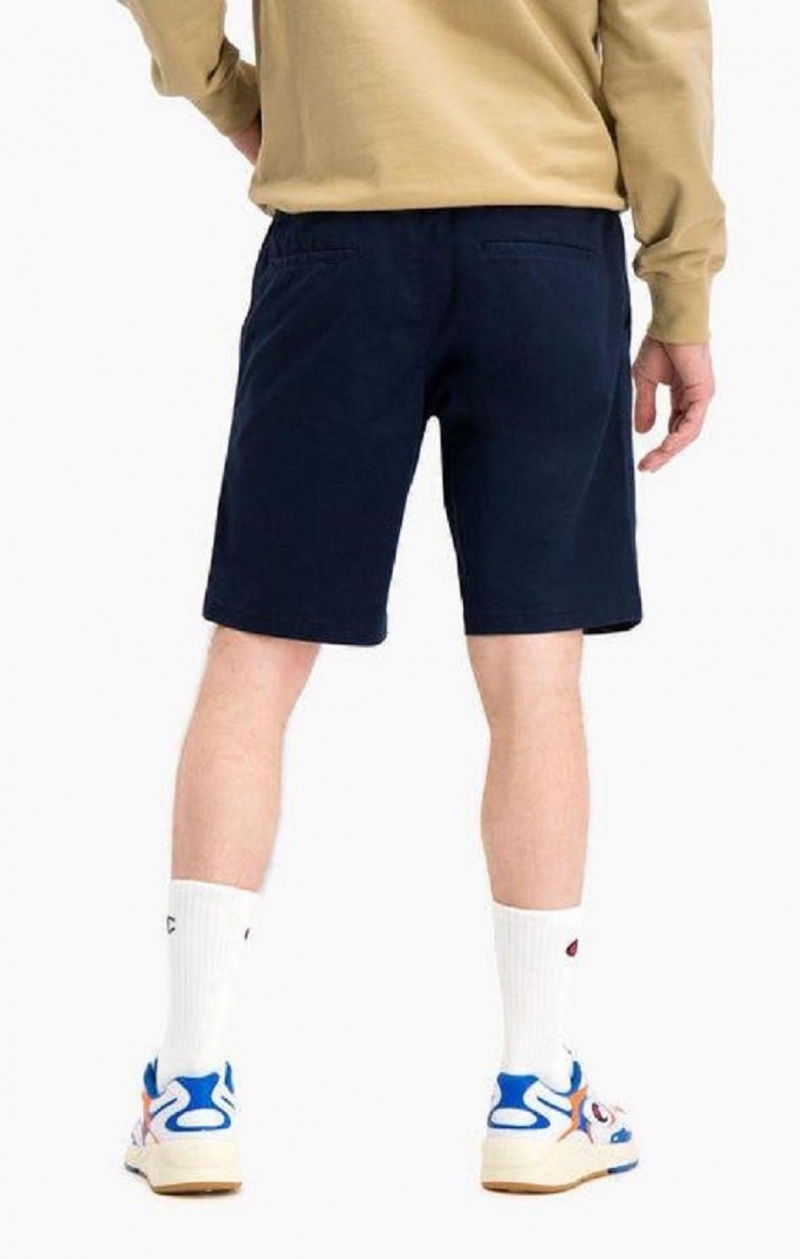 Champion Stretch Bomull Twill Bermuda Shorts Shorts Herr Mörkblå | 1536-PLOJN