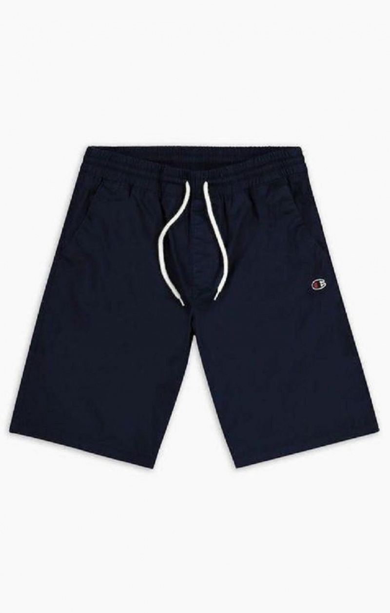 Champion Stretch Bomull Twill Bermuda Shorts Shorts Herr Mörkblå | 1536-PLOJN