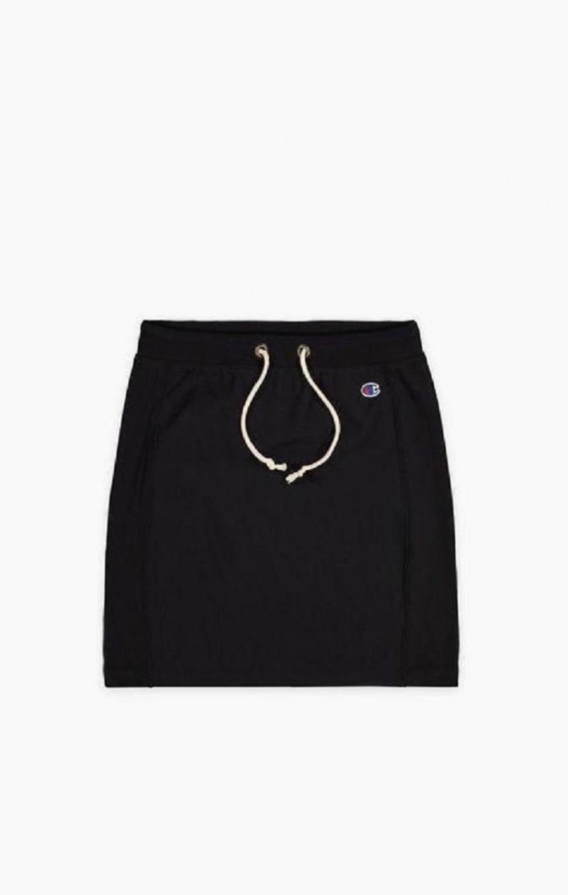 Champion Stretch Reverse Weave Sweat Skirt Kjolar Dam Svarta | 6952-VSAKW