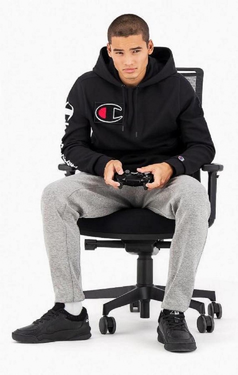 Champion Ultimate Gaming Hoodie Hoodie Herr Svarta | 3275-CQSWM