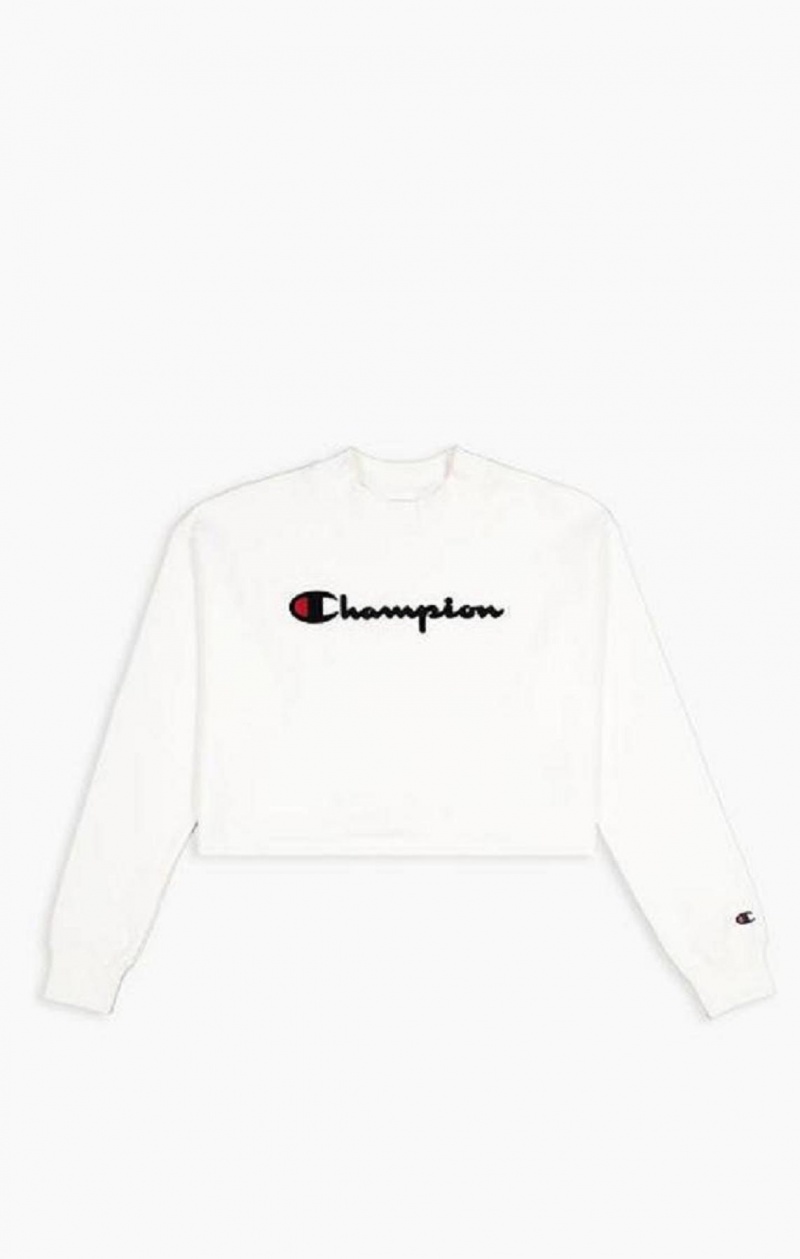 Champion Velvet Script Logo High Neck Sweatshirt Tröjor Dam Rosa | 8937-DWOQR