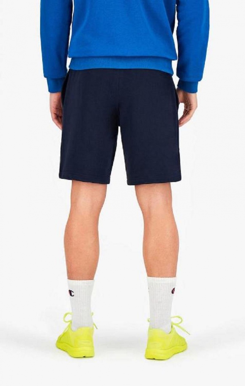 Champion Vertical Script Logo Shorts Shorts Herr Mörkblå | 4756-SCLKR