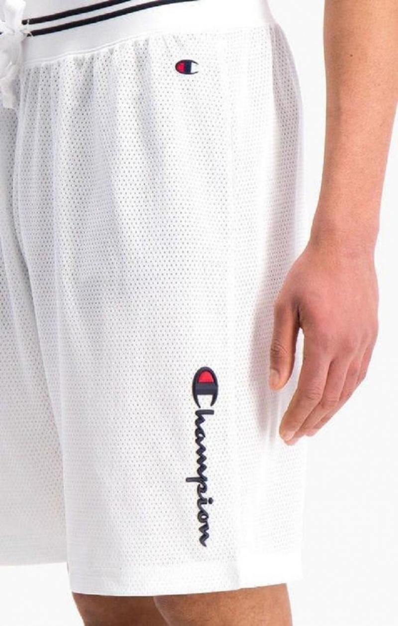 Champion Vertical Script Logo Shorts Shorts Herr Vita | 2710-FWNRZ