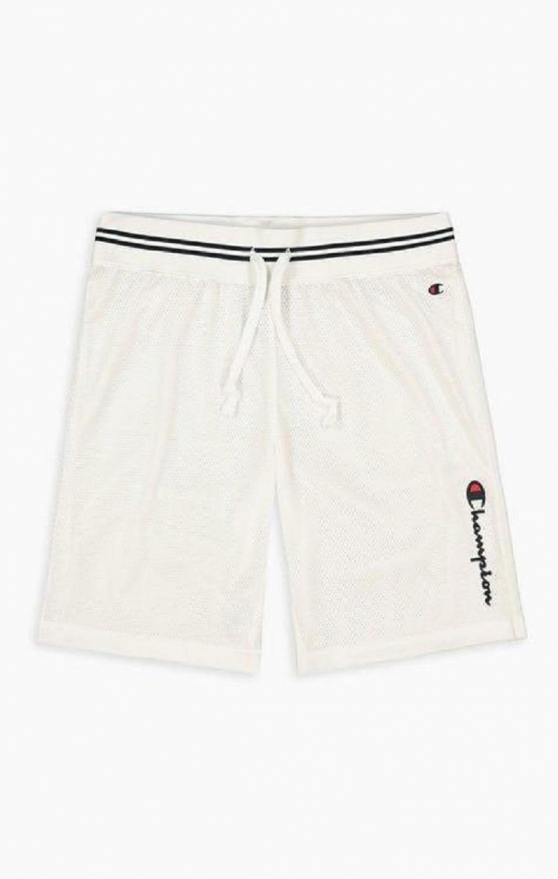 Champion Vertical Script Logo Shorts Shorts Herr Vita | 2710-FWNRZ