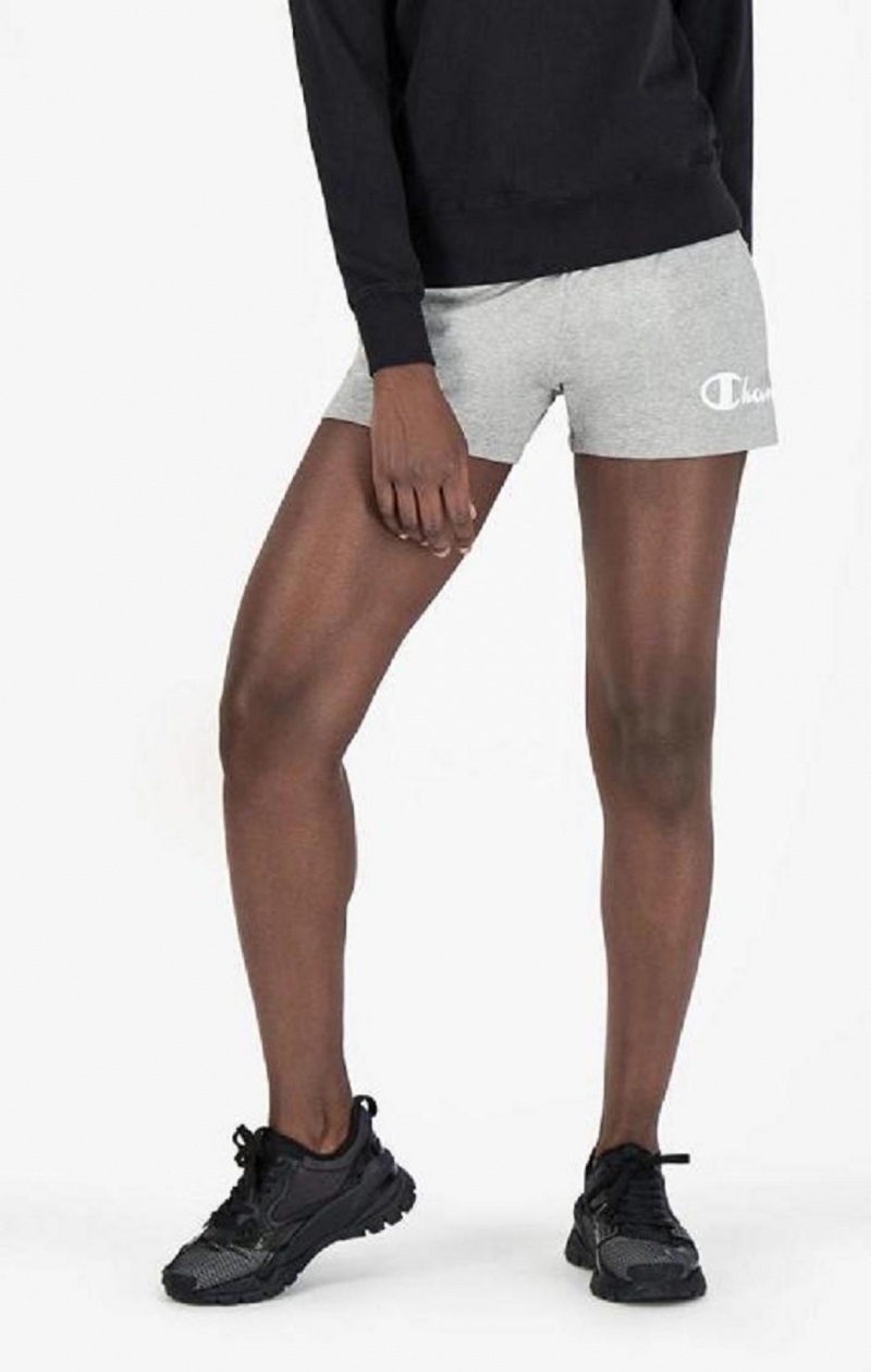 Champion Wraparound Script Logo Runner Shorts Shorts Dam Ljusgrå | 0896-YMKQF