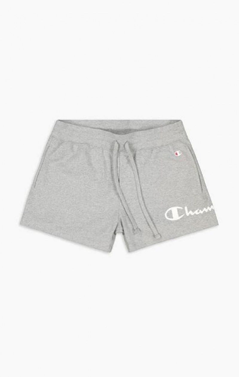 Champion Wraparound Script Logo Runner Shorts Shorts Dam Ljusgrå | 0896-YMKQF