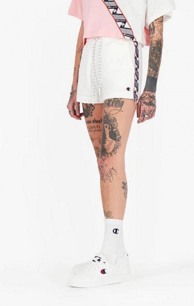 Champion Zip Detail Logo Tape Insert Shorts Shorts Dam Vita | 5172-TRGQK