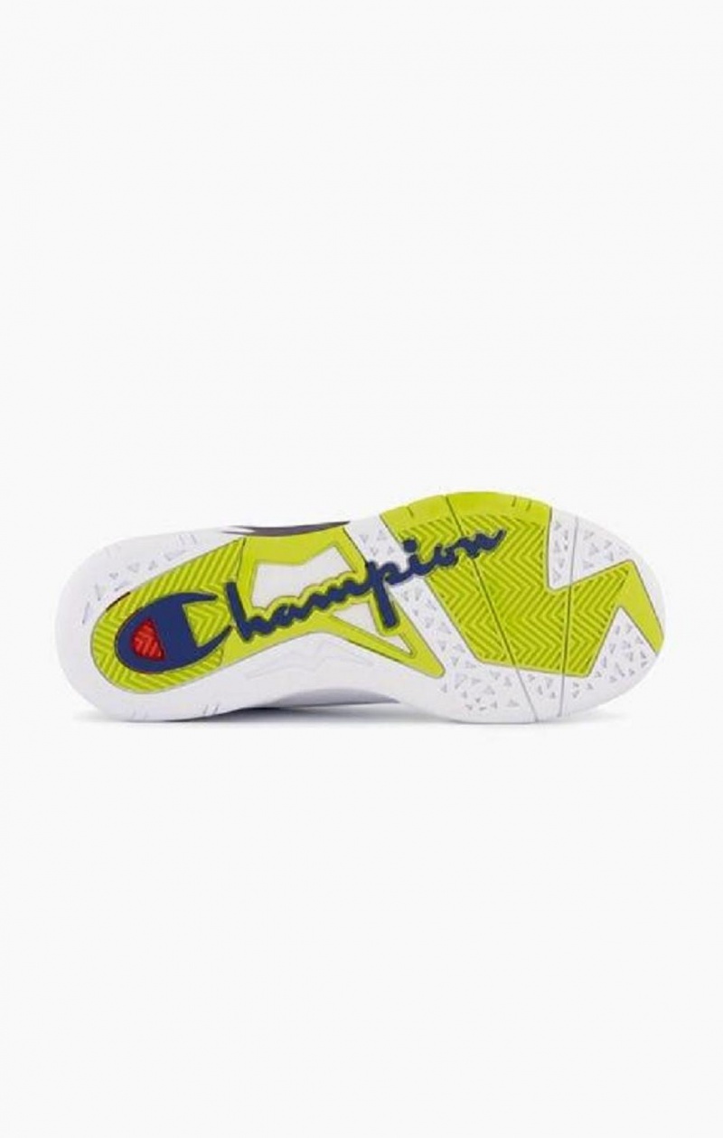 Champion Zone 93 Mid-Cut Trainers Träningsskor Herr Vita | 4836-JZHKS