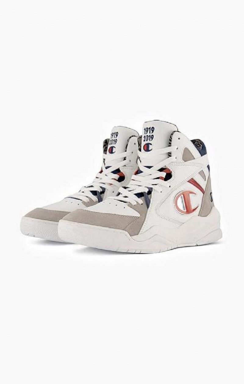 Champion Zone High Top - Century Edition Trainers Träningsskor Herr Vita | 9473-PSROF