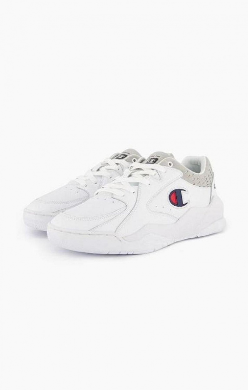 Champion Zone Low Trainers Träningsskor Herr Vita | 6027-BMZVO