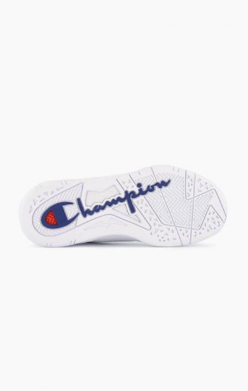 Champion Zone Mid Trainers Träningsskor Dam Vita | 6489-ZTHGL