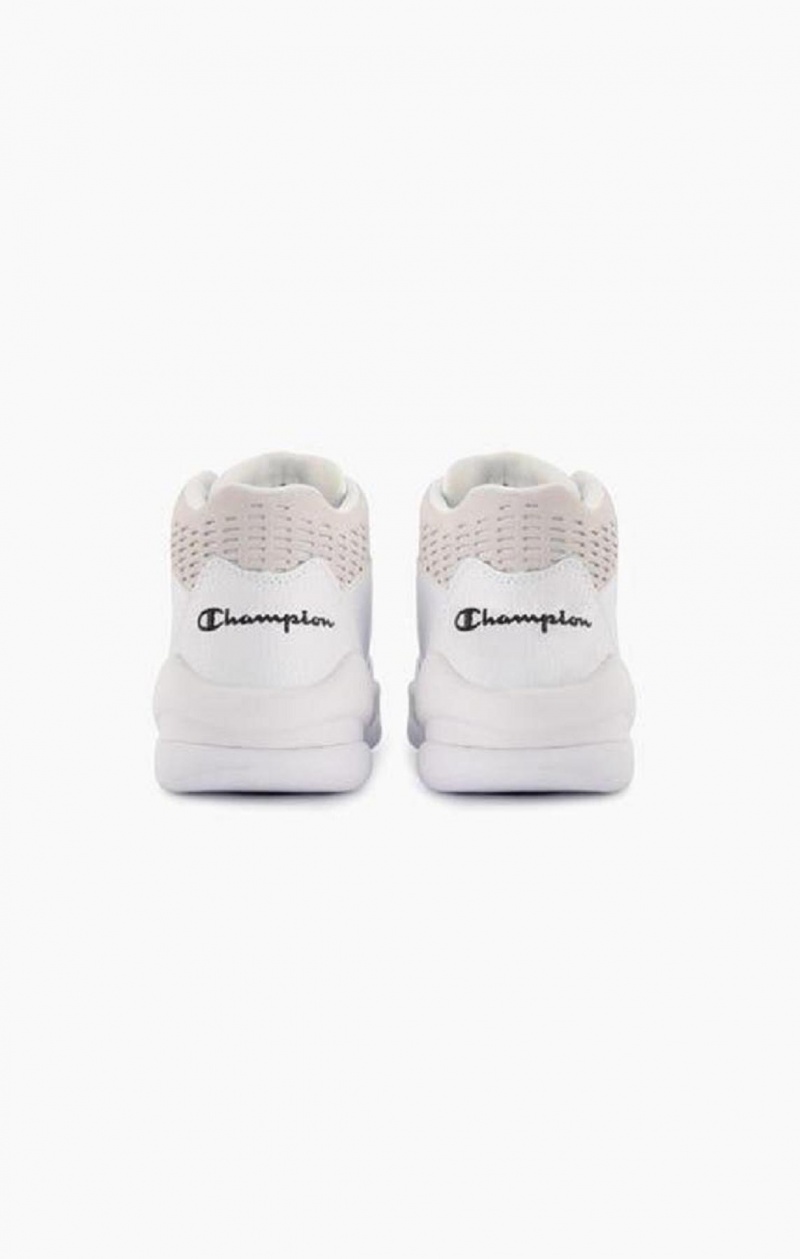 Champion Zone Mid Trainers Träningsskor Dam Vita | 6489-ZTHGL