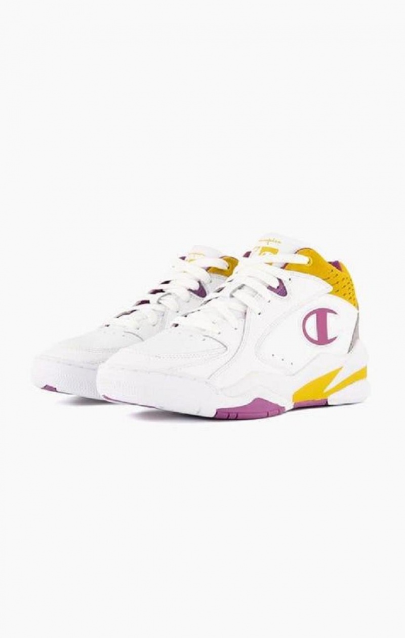 Champion Zone Mid Trainers Träningsskor Dam Vita | 4913-IBACT