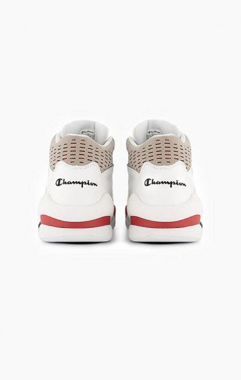 Champion Zone Mid - Century Edition Trainers Träningsskor Herr Vita | 4781-YNJKS