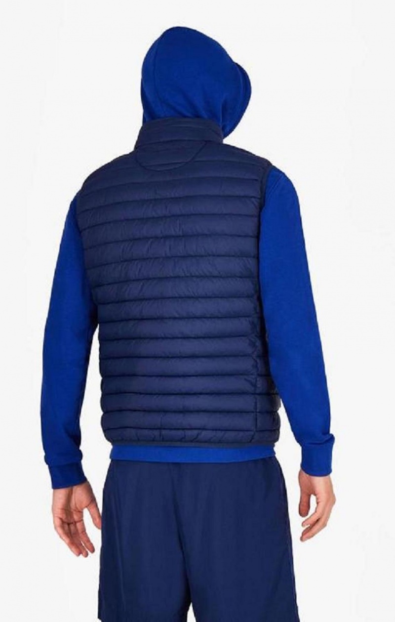 Champion Ärmlös Paneled Gilet Jackor Herr Mörkblå | 6310-SMKQP